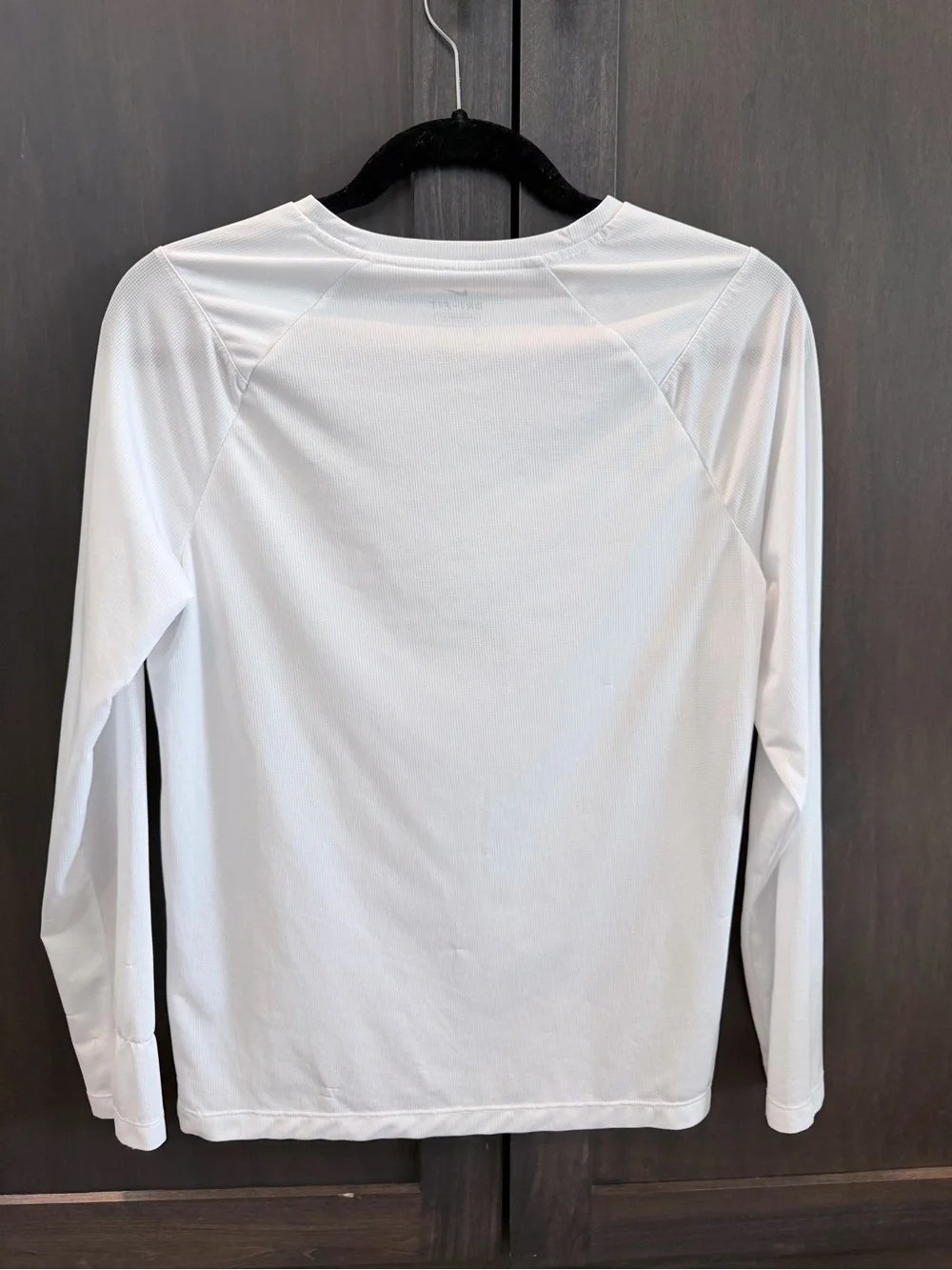 Nike Youth XL Long-Sleeve Dri-FIT Performance Shirt - White